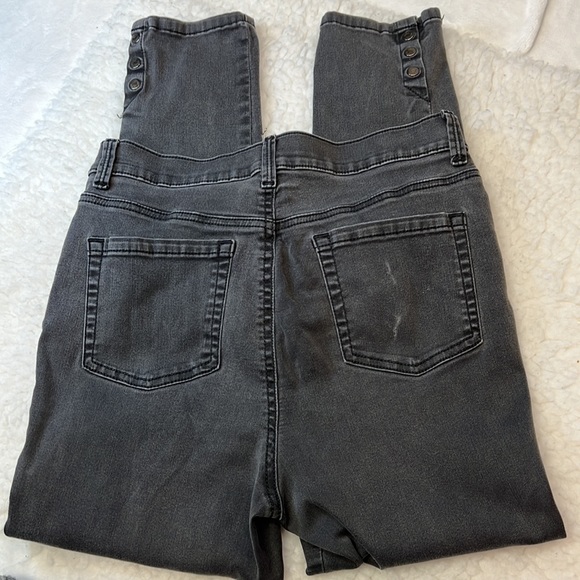 Gloria Vanderbilt Amanda Gray Stretch Skinny Jeans with Ankle Snaps. EUC Size 10 - Picture 5 of 6